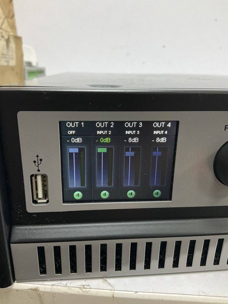 AUDAC PMQ600 PROFESSIONAL 4-CHANNEL CLASS-D POWER AMPLIFIER