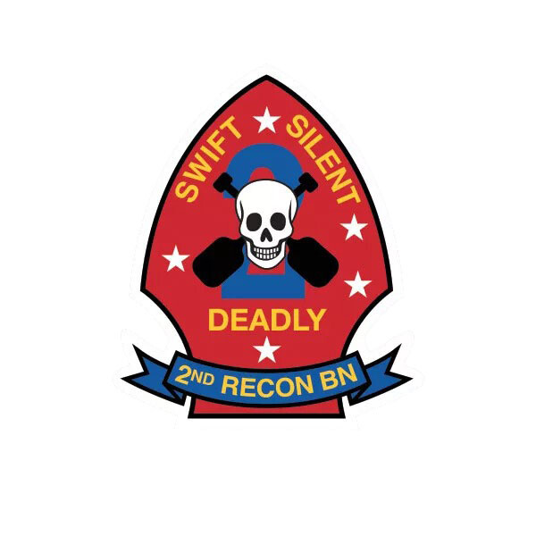 2nd Recon Battalion V2 Sticker