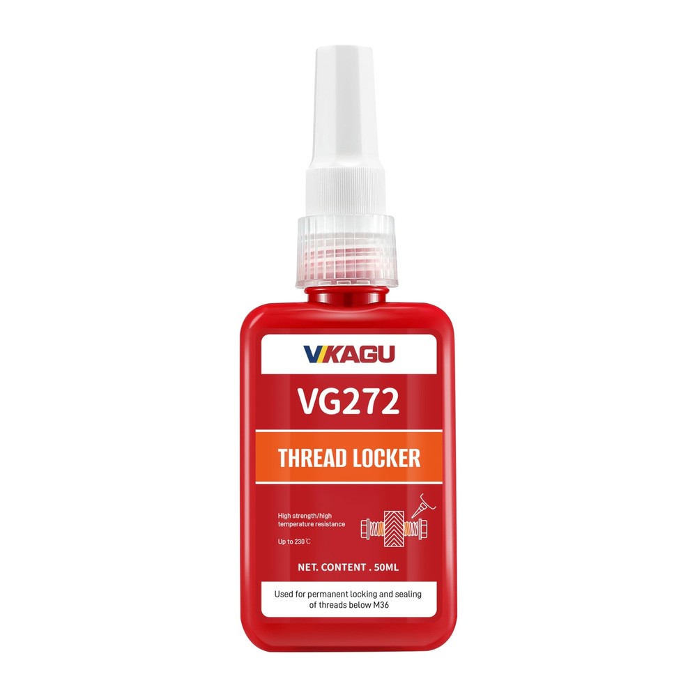 VIKAGU 272 Orange High Temp Strength Threadlocker - Glue Orange-Red