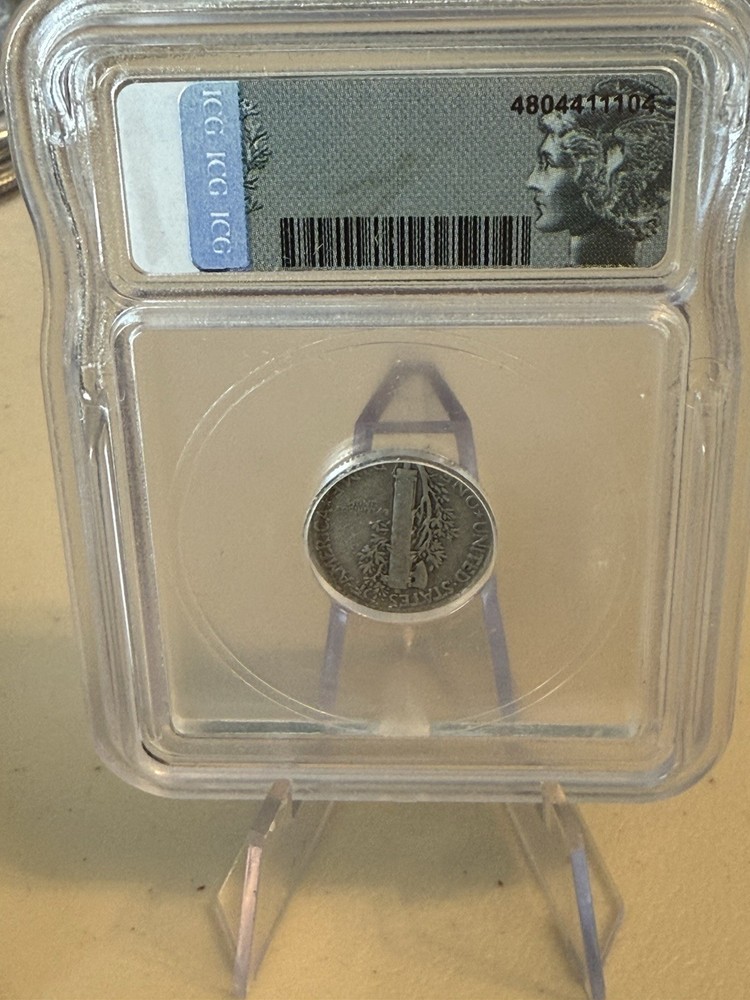 1925-S Mercury Dime Genuine ICG