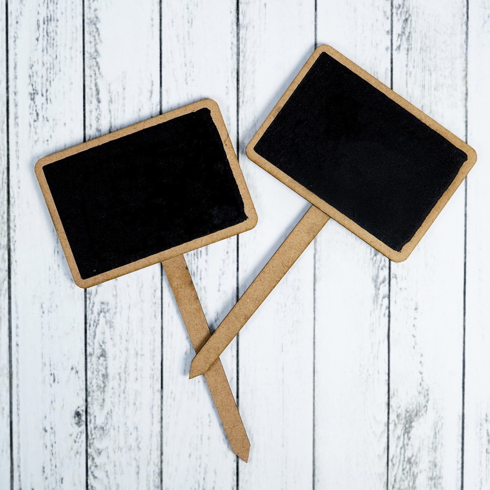 Little Birdie Mini Chalkboard Tabletop Sign 2/Pkg-Rectangle