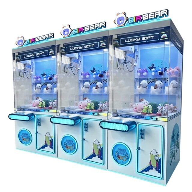 GIR•BEAR 🧸, Lucky Claw Machine Prize,Skill Redemption Vending Machine Arcade
