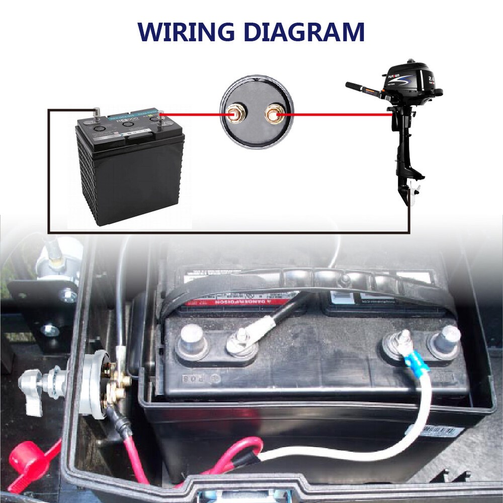High Current Master Battery Disconnect Switch Battery Switch SPST Kill Cut Of US