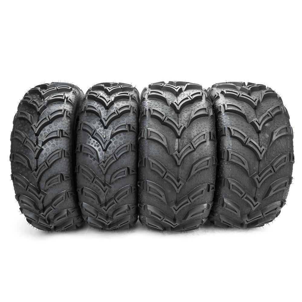 Set of 4 ATV/UTV Tires 25x8-12 25x8x12 Front 25x10-12 25x10x12 Rear 6 Ply Rated