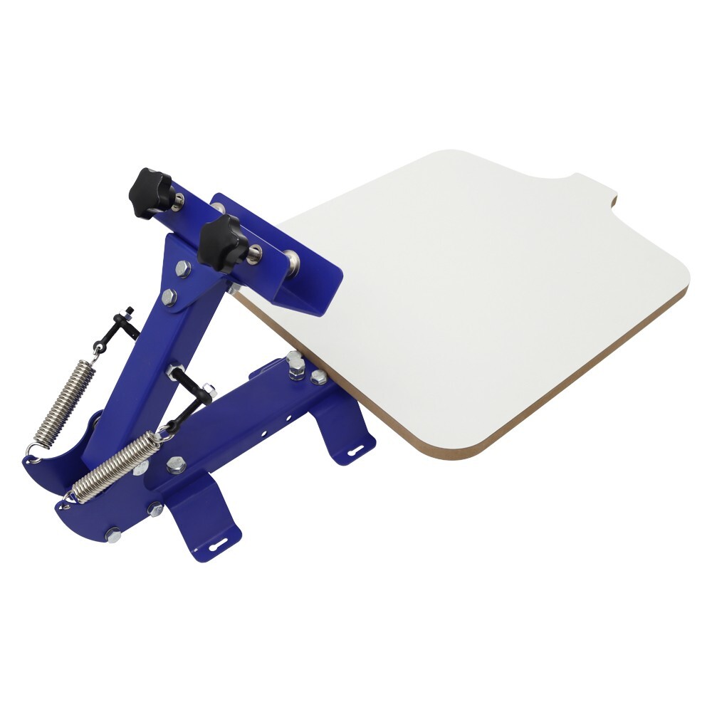 1 Color Screen Printing Press Silk Screen Printer Adjustable Height 22×18''