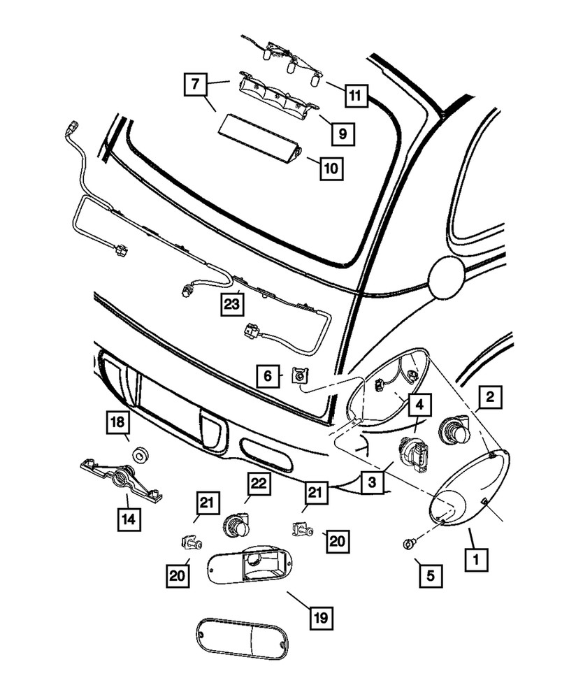 Genuine Mopar Chmsl Housing 5288750AD