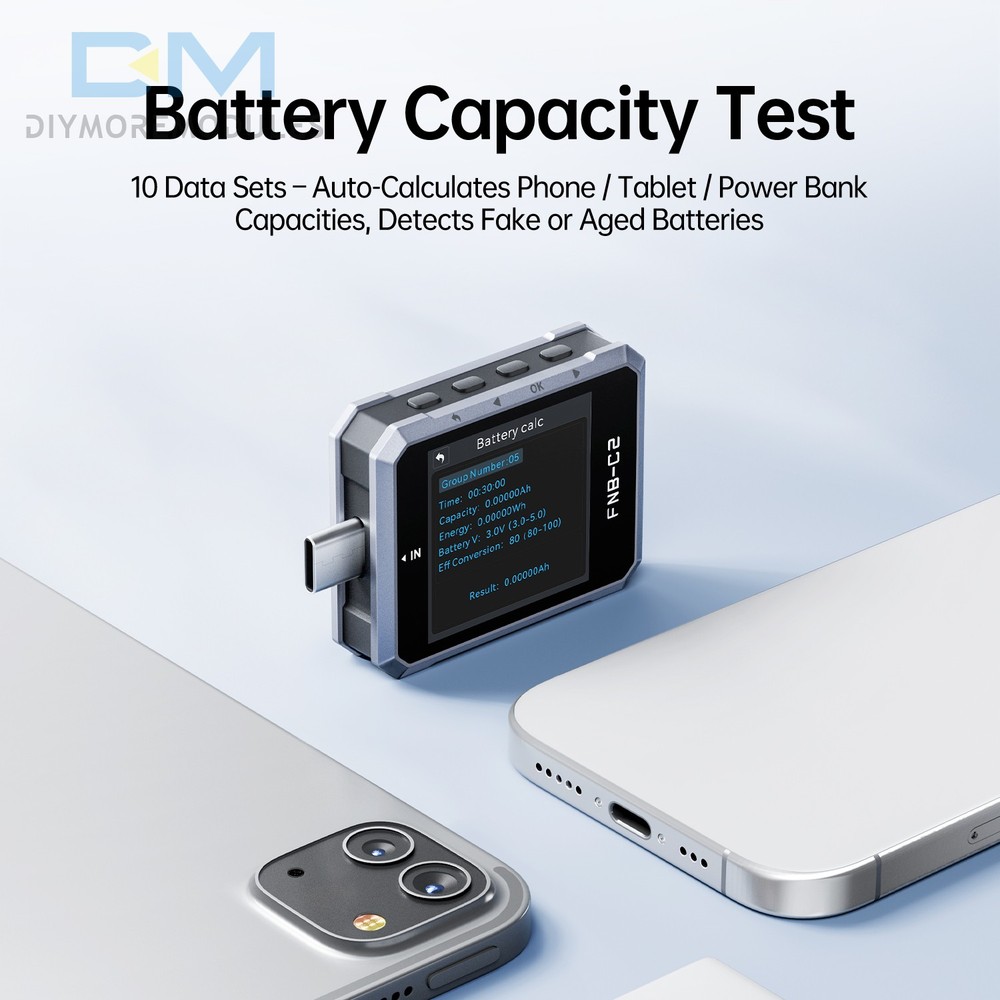 FNIRSI FNB-C2 Multifunction USB Tester Current Volt Power Meter Charging Tester
