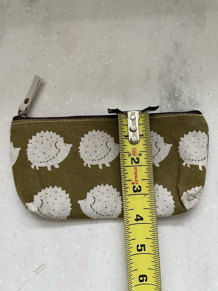Pencil Pouch Fabric Hedgehogs