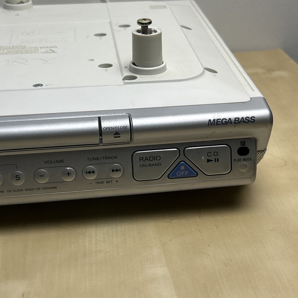 Sony ICF-CD543RM Under Cabinet Radio CD Player Clock