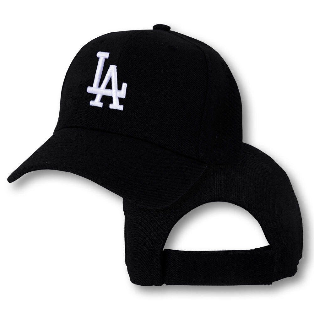 Los Angeles Dodgers Cap LA Logo Hat Adjustable Hook Loop Strap