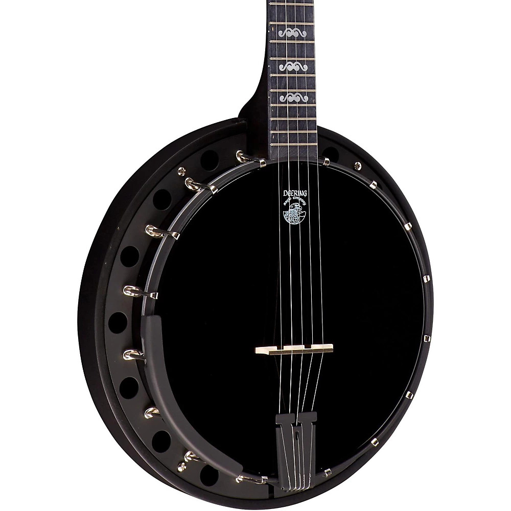 Deering Goodtime Black Head 5-String Banjo Natural