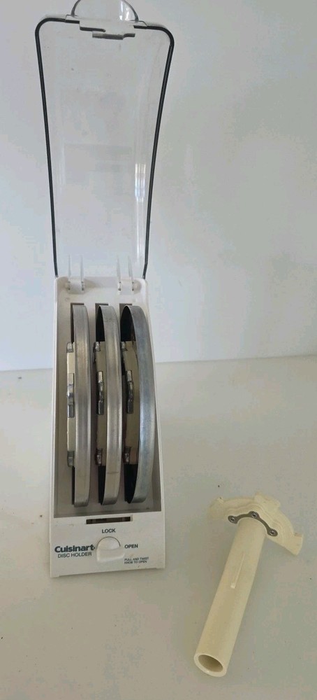 Cuisinart Prep Food Processor Disc Set Case Shred Slice DLC-8 DLC-10 Replacement