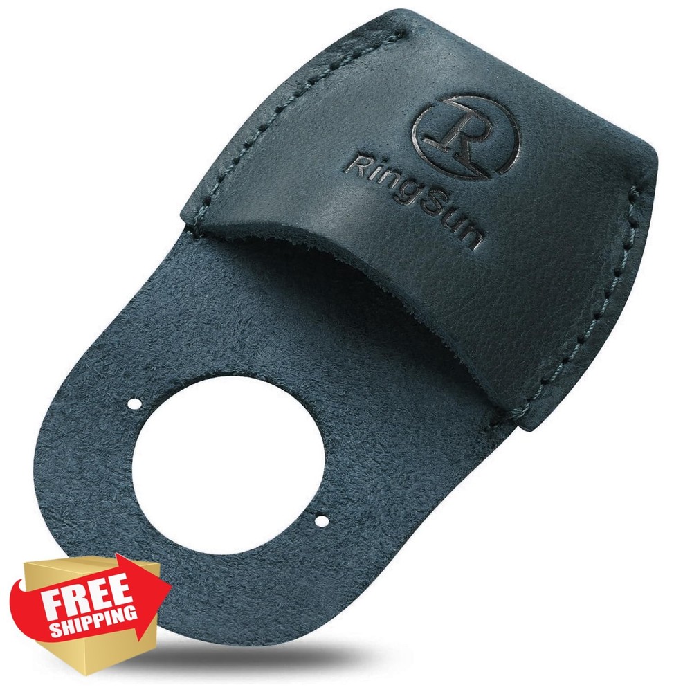 Ringsun Thumb Guard, Leather Carving Tool Finger Protector Blue