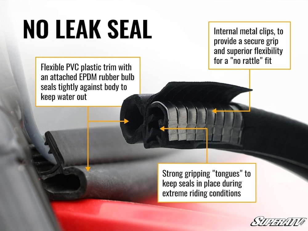 SuperATV Scratch Resistant Windshield Can Am Maverick