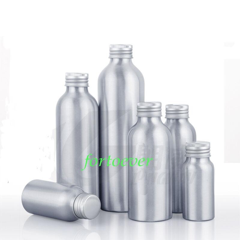 5pcs 50ml Empty Sample Anodized Aluminum Bottle & Aluminum screw cap