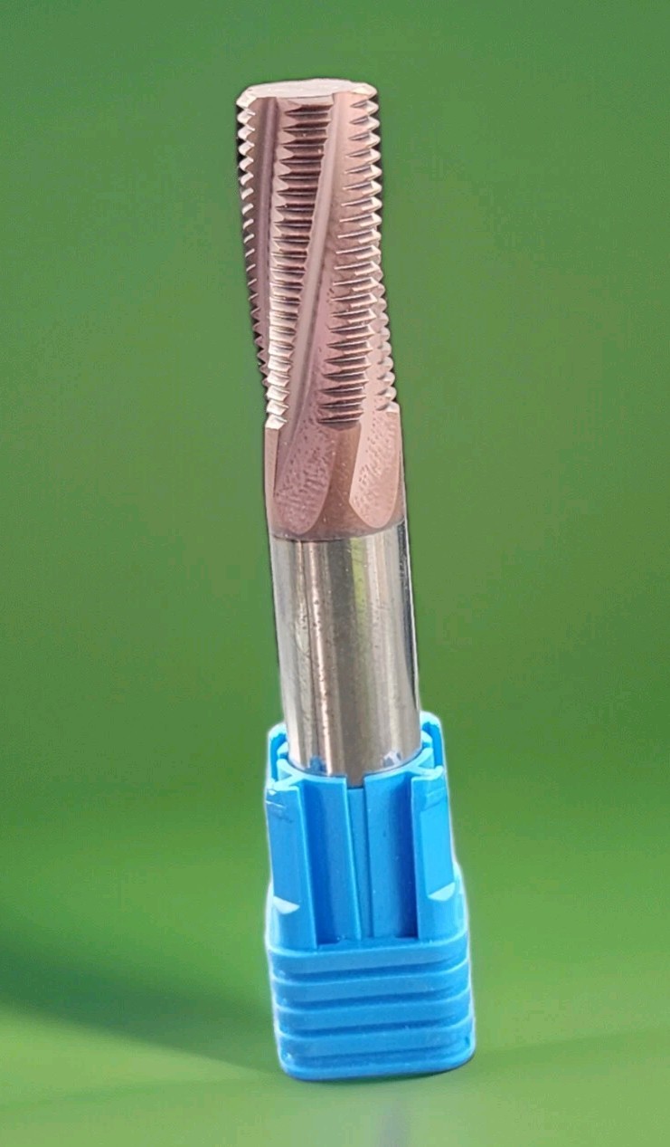 Carmex EMT 1212 E27 20 UNJ MT7 Carbide Thread Mill 12mm 5-Flute MT7 Grade Tool