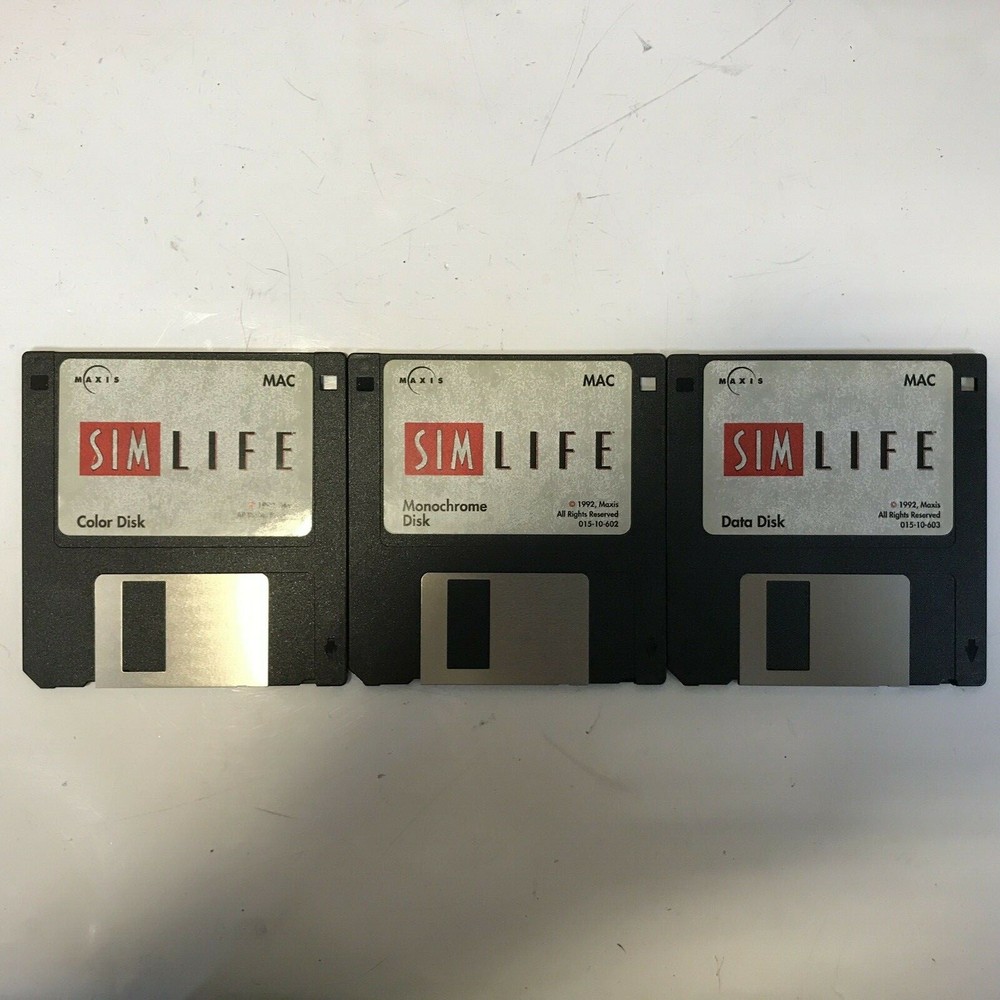 Maxis SIM LIFE For MAC Installation Disks