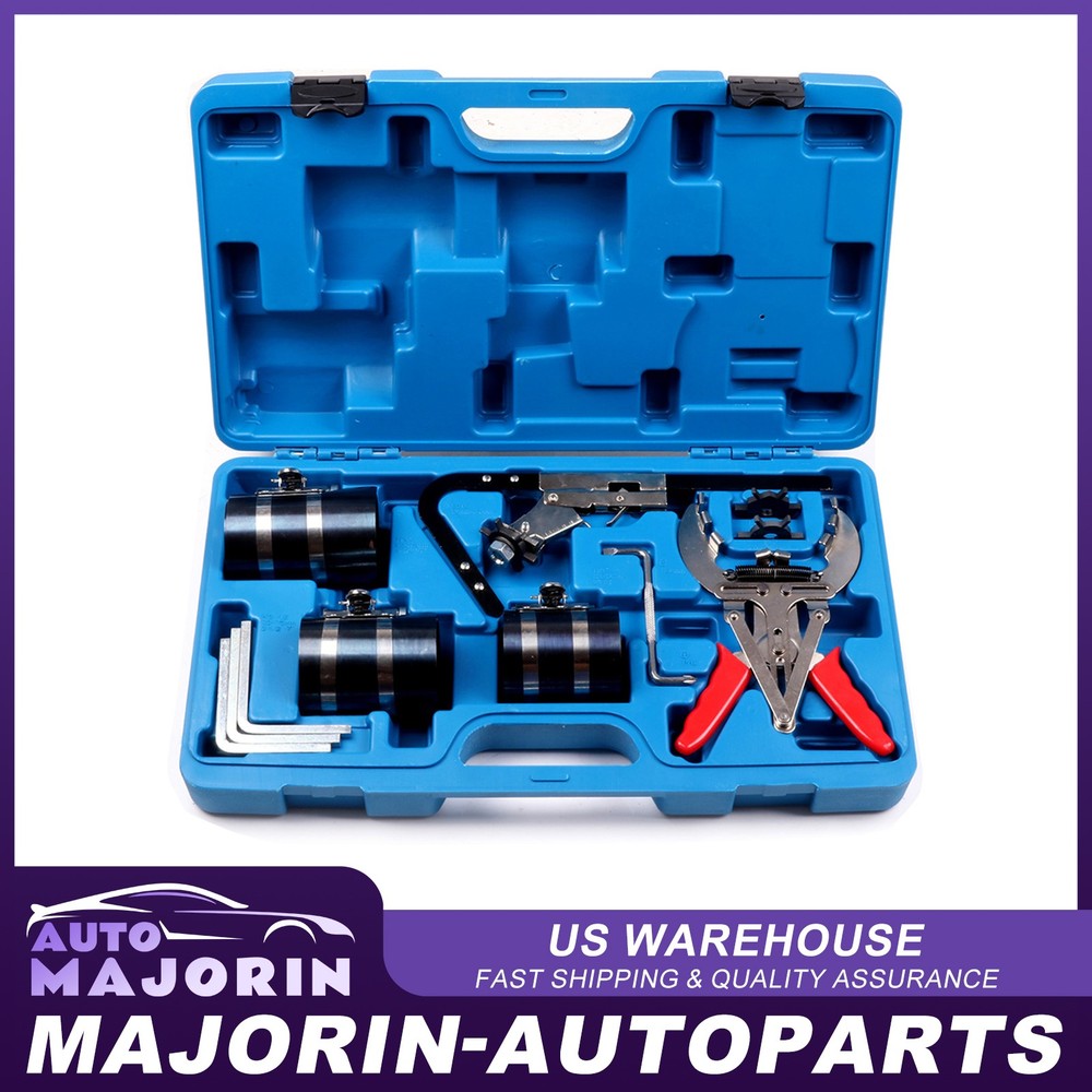Piston Ring Service Tool Set Engine Ratchet Cleaning Expander Compressor