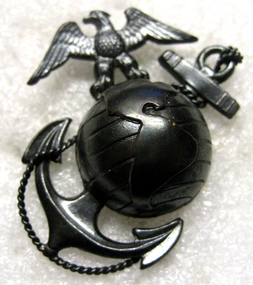 USMC Marine Corps Cap Badge ,1937 pattern,pre ww2