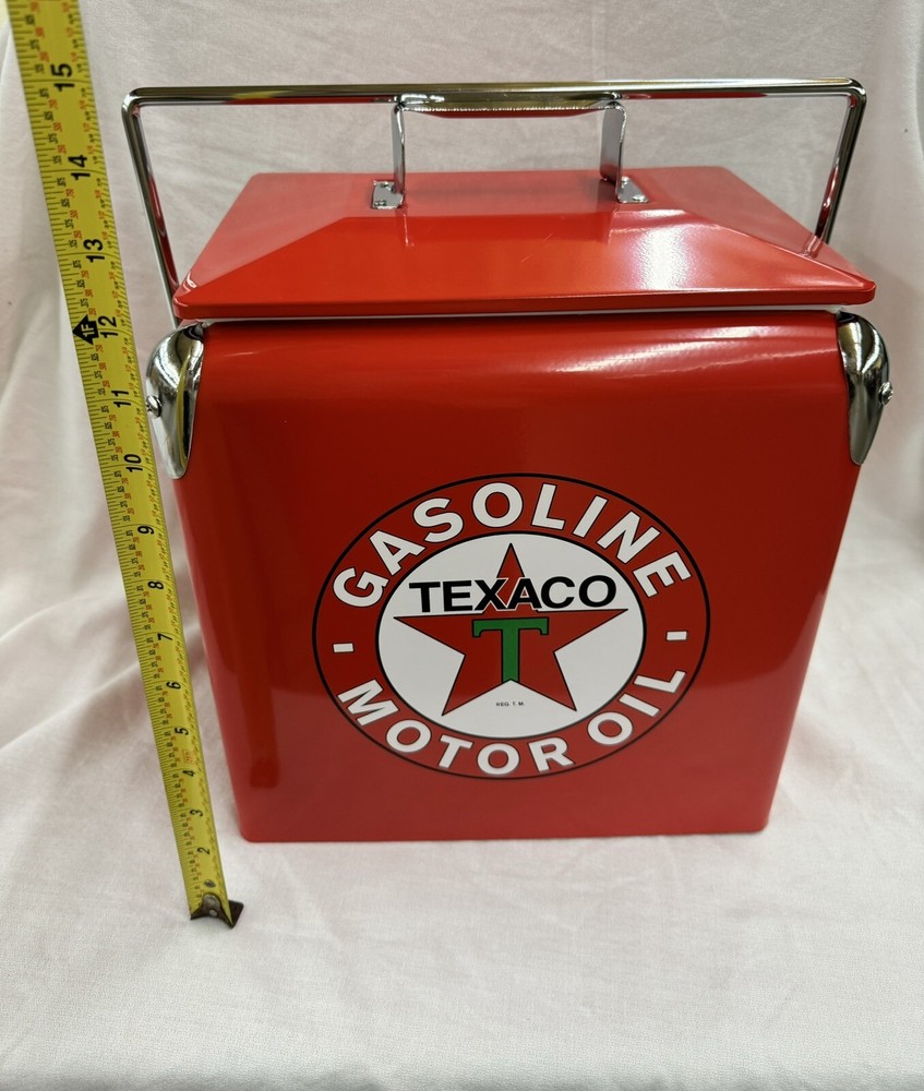 Texaco Cooler “Retro Design” Holds 12 Cans