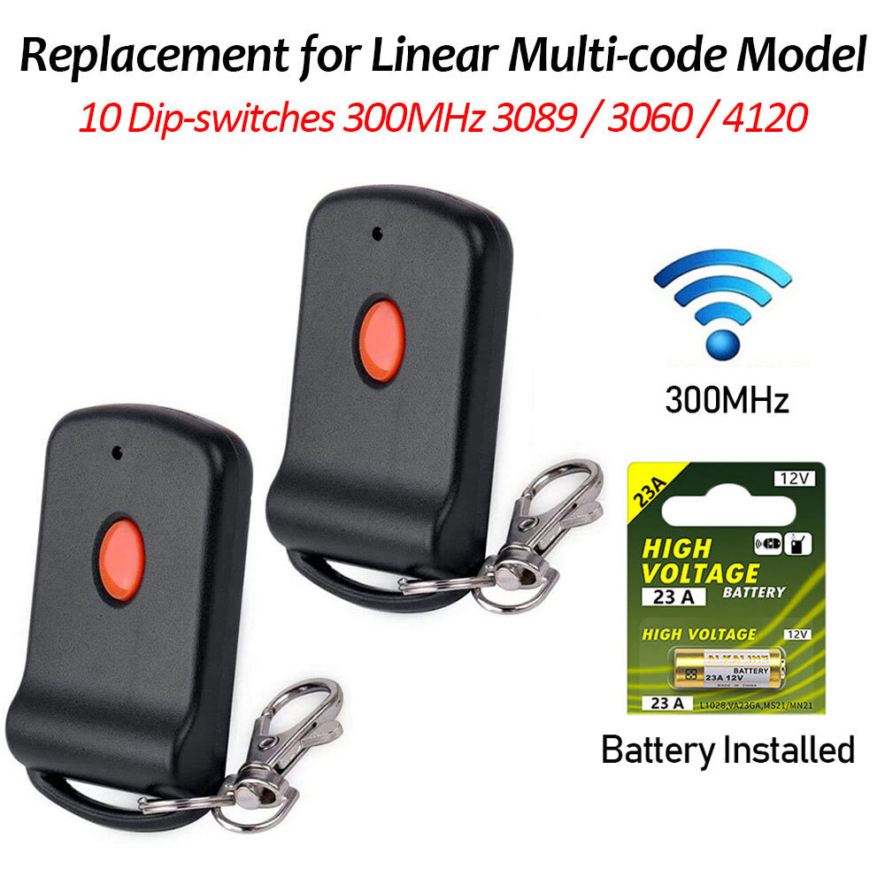 Multi-Code 3089 308911 Gate Garage Door Opener 300MHz Remote Control