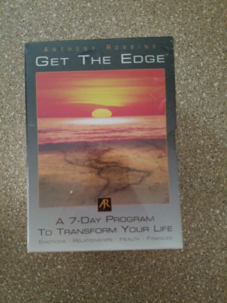 Anthony Robbins Get The Edge 10 CD Set - 7 Day Program NOS 19J041