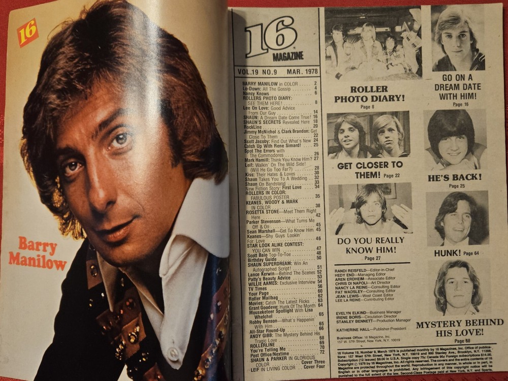 16 Magazine March 1978 KISS