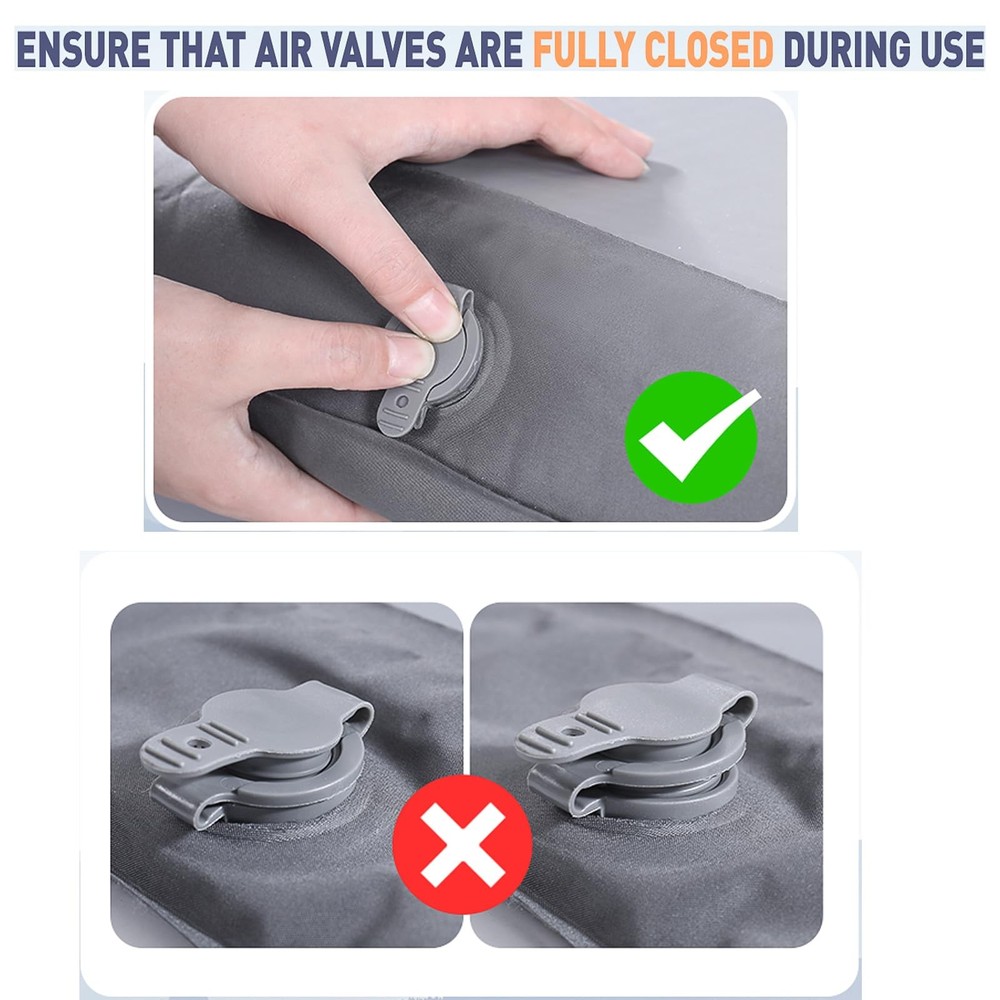 Camping Sleeping Pad with Multi-Function Electric Pump, 4’’ Ultra-Thick & 110...