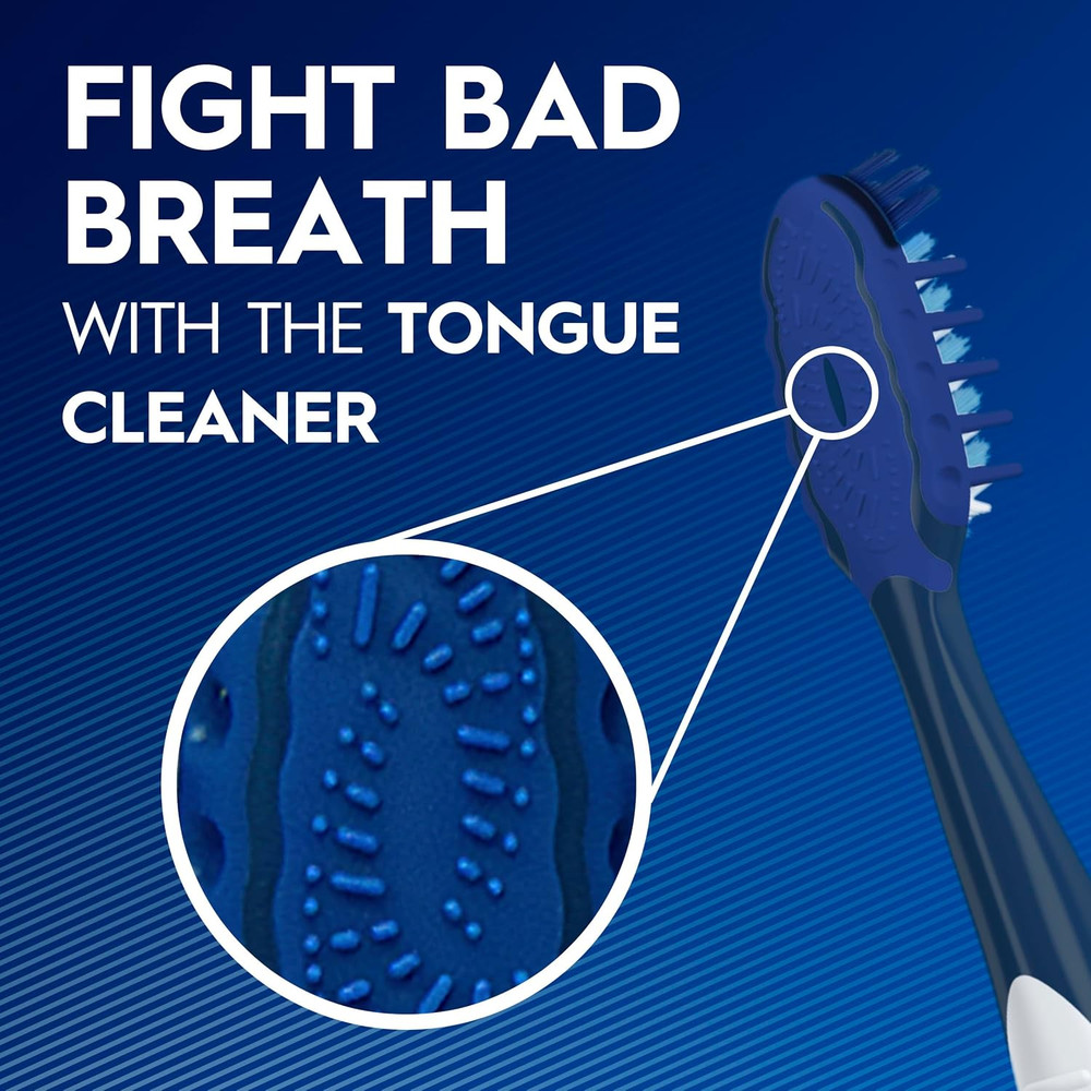 Pro Clean Cross Action Toothbrushes, Deep Plaque Removal, 6 Count