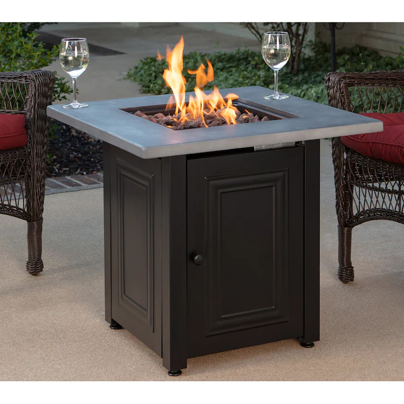 Vented Gas Log Lava Rock