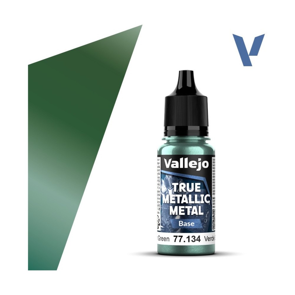 Vallejo True Metallic Metal Dusken Green - Base New