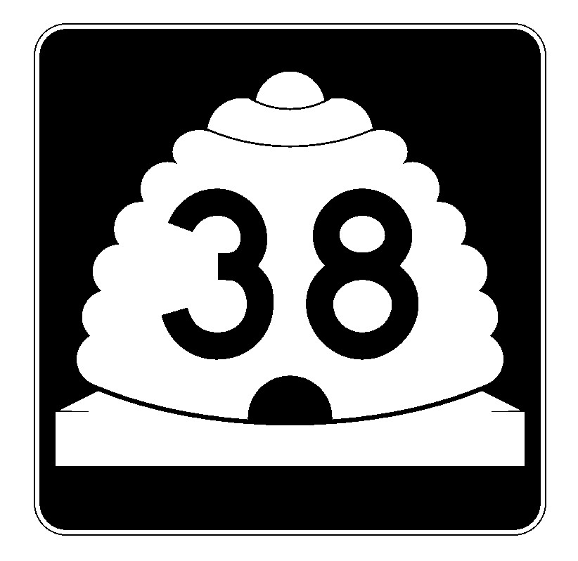 Utah State Route 38 Sticker Decal