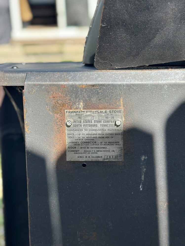 Franklin Wood Burning Stove
