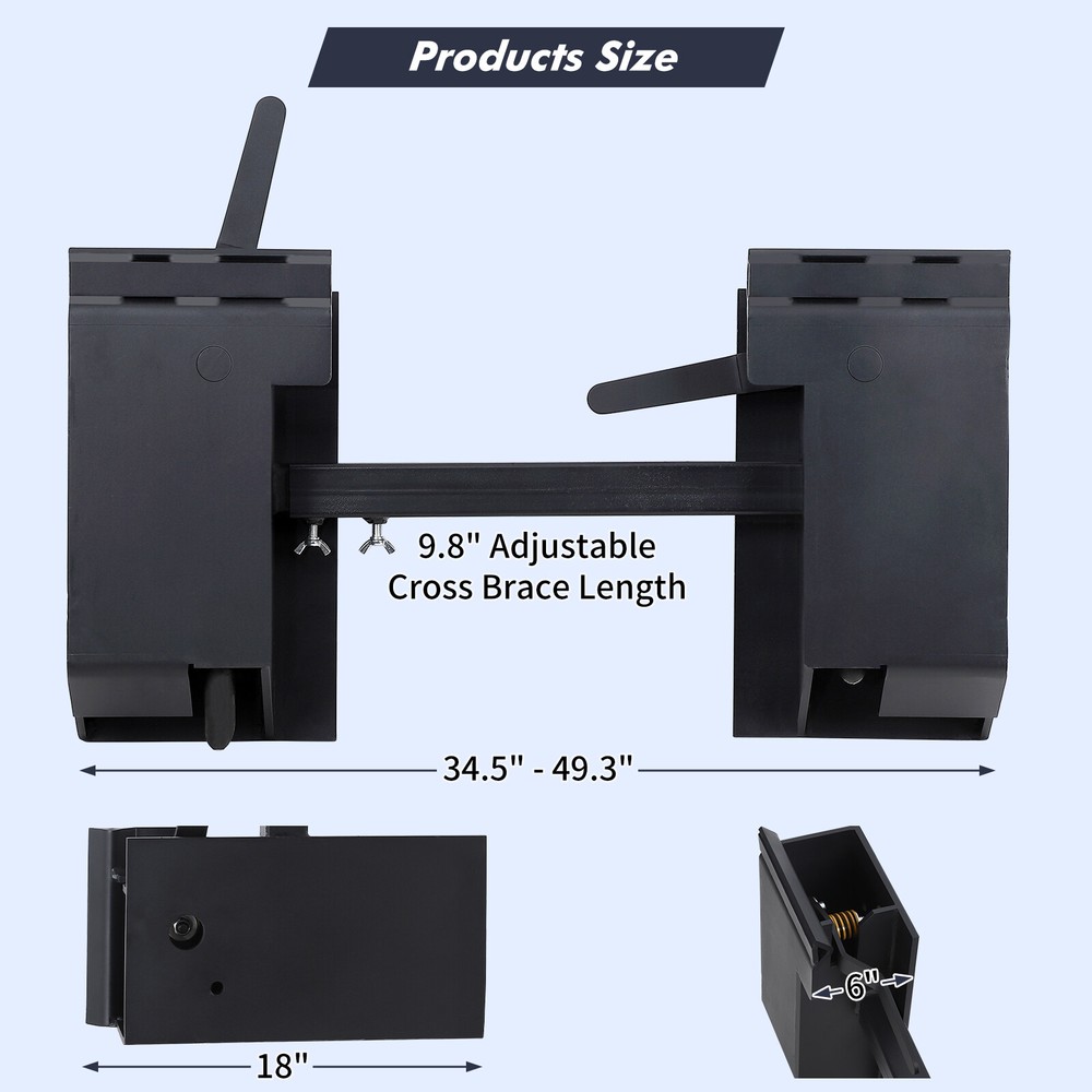 4000LBS Skid Steer Quick Tach Conversion Adapter Plate Attachment For Universal