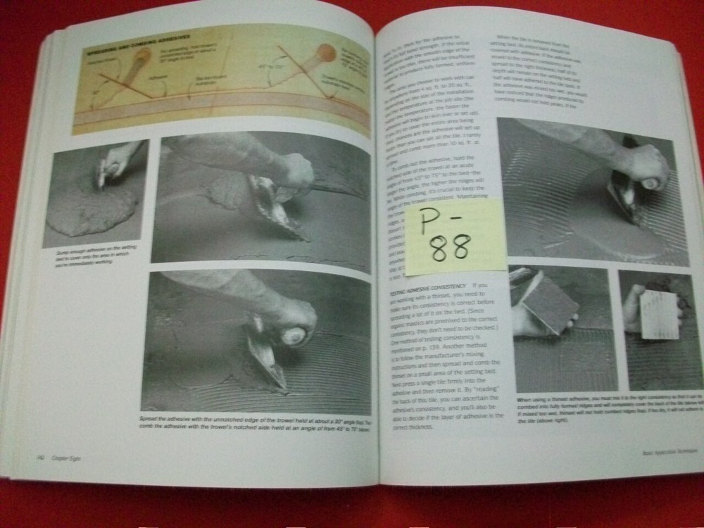SETTING TILE-TIPS & TECHNIQUES FROM A PROFESSIONAL BY MICHAEL BYRNE- EXC. INFO.