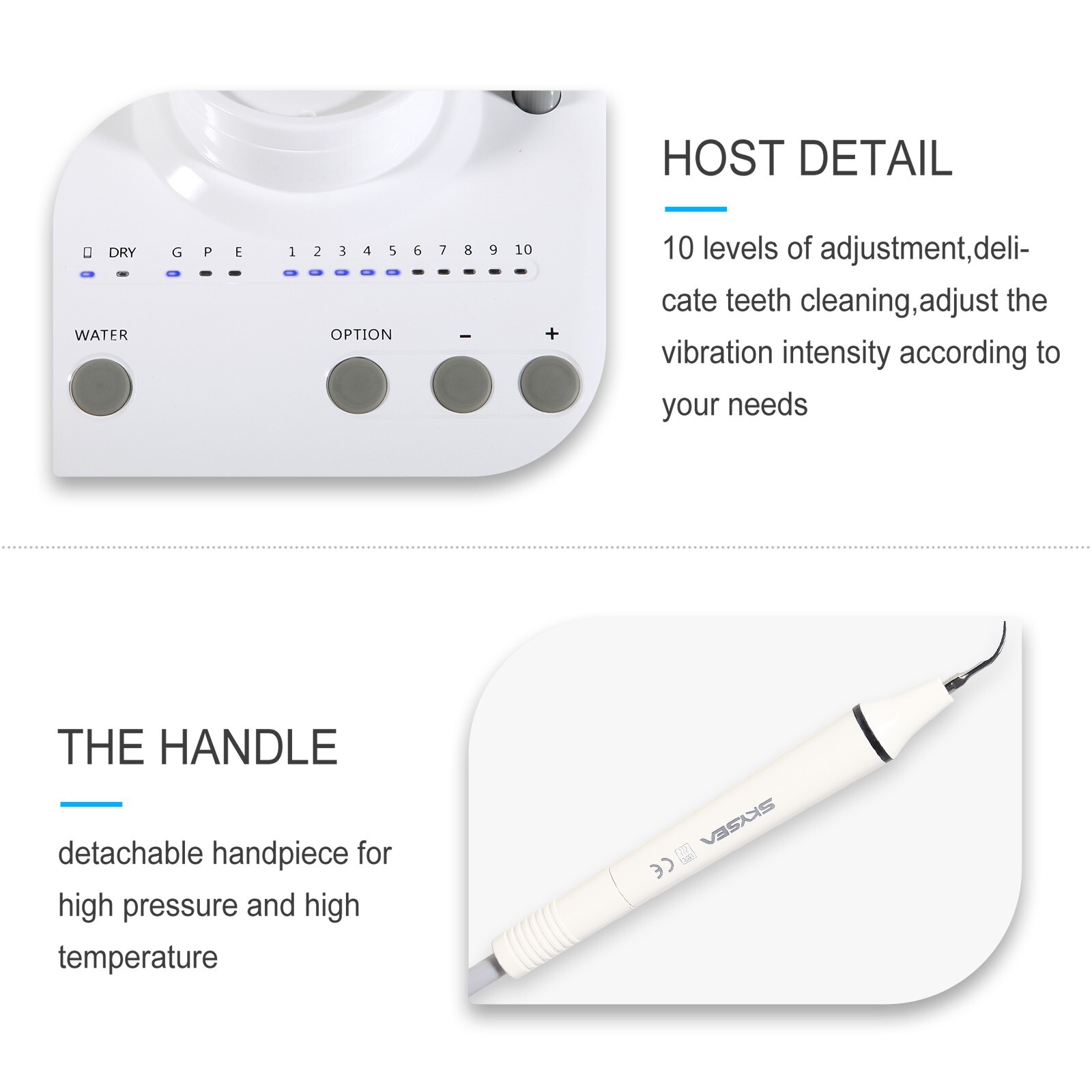For Cavitron Dental Portable Ultrasonic Piezo Scaler 2*Bottles Fit EMS Handpiece