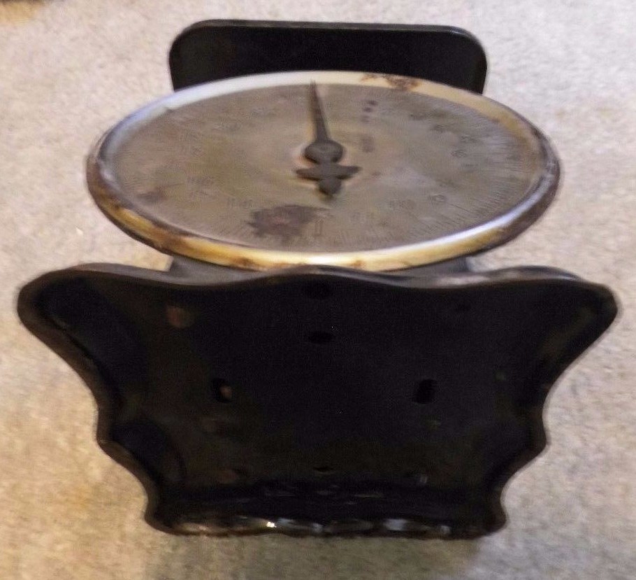 Vintage Original Owner Working Hibbard Kitchen Utility Scale Nice Shape!