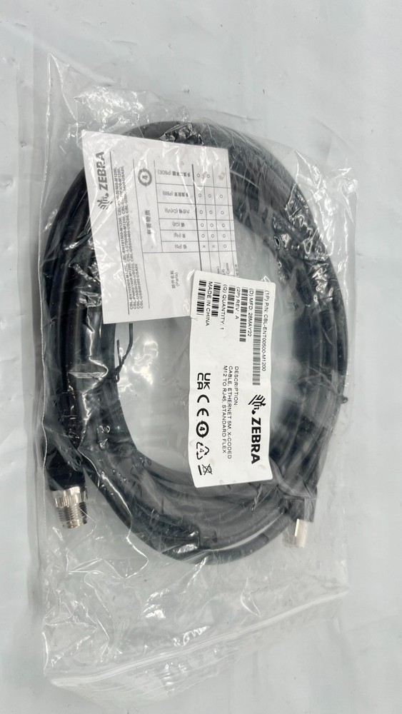 Zebra CBL-ENT00500-M1200 Cable Ethernet 5M