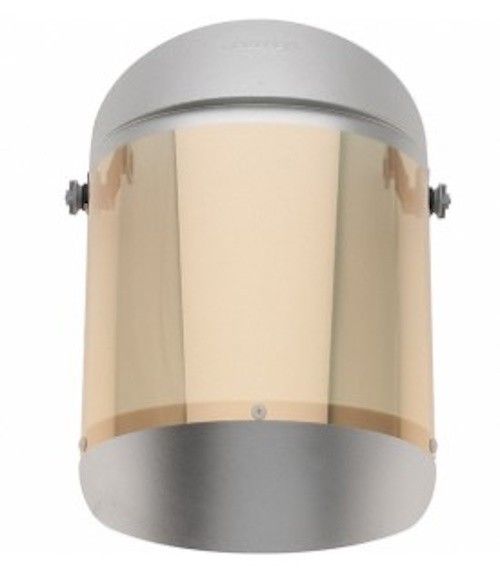 Oberon 025 Double Crown Clear Gold Faceshield/Headgear