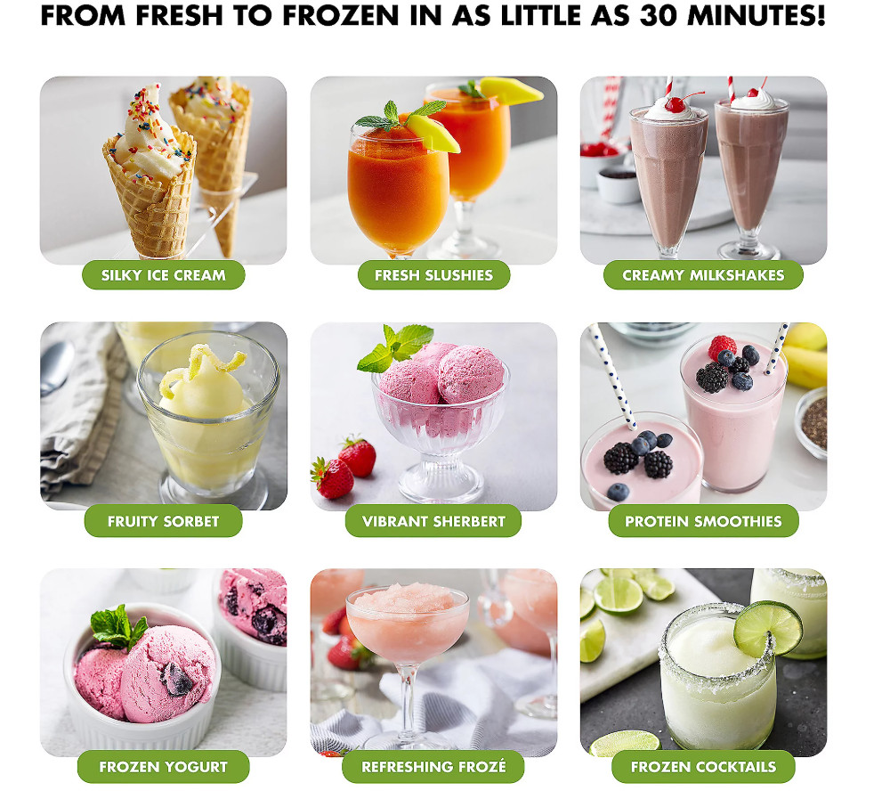 [SALE] GreenPan Frost 6-in-1 Ice Cream & Frozen Drink Maker - NO IMPORT FEES !!