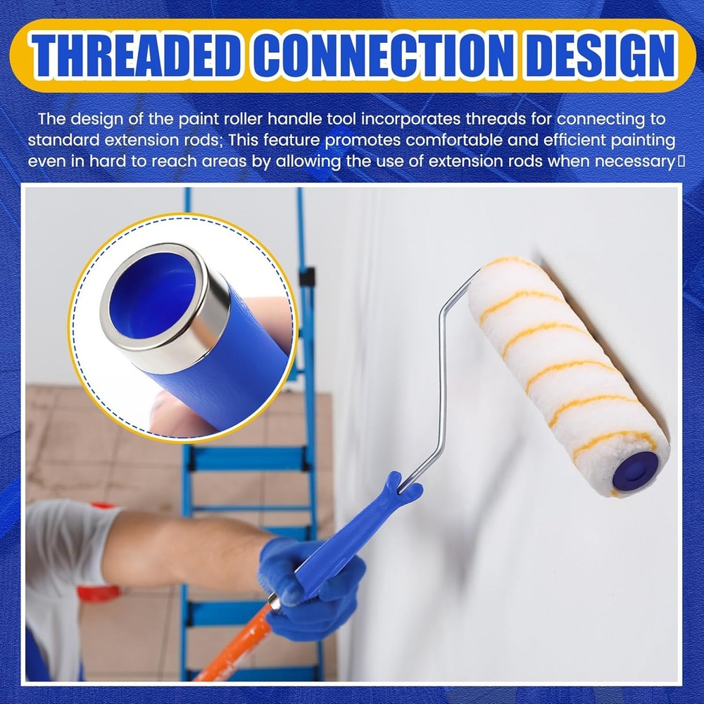 18 Pack 9 Inch Paint Roller Frame 5 Wire Galvanized Roller Handle Brush House