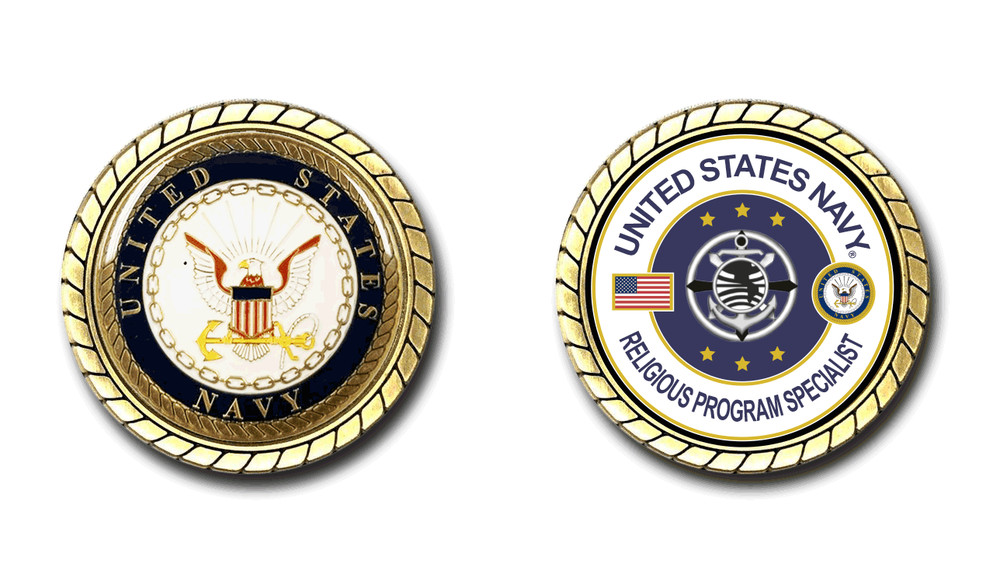 US Navy Religious Program Specialist Challenge Coin Officially Licensed