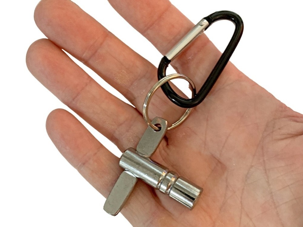 Drum Key Keychain – D-Clip Quick Access Tuning Tool for Drummers