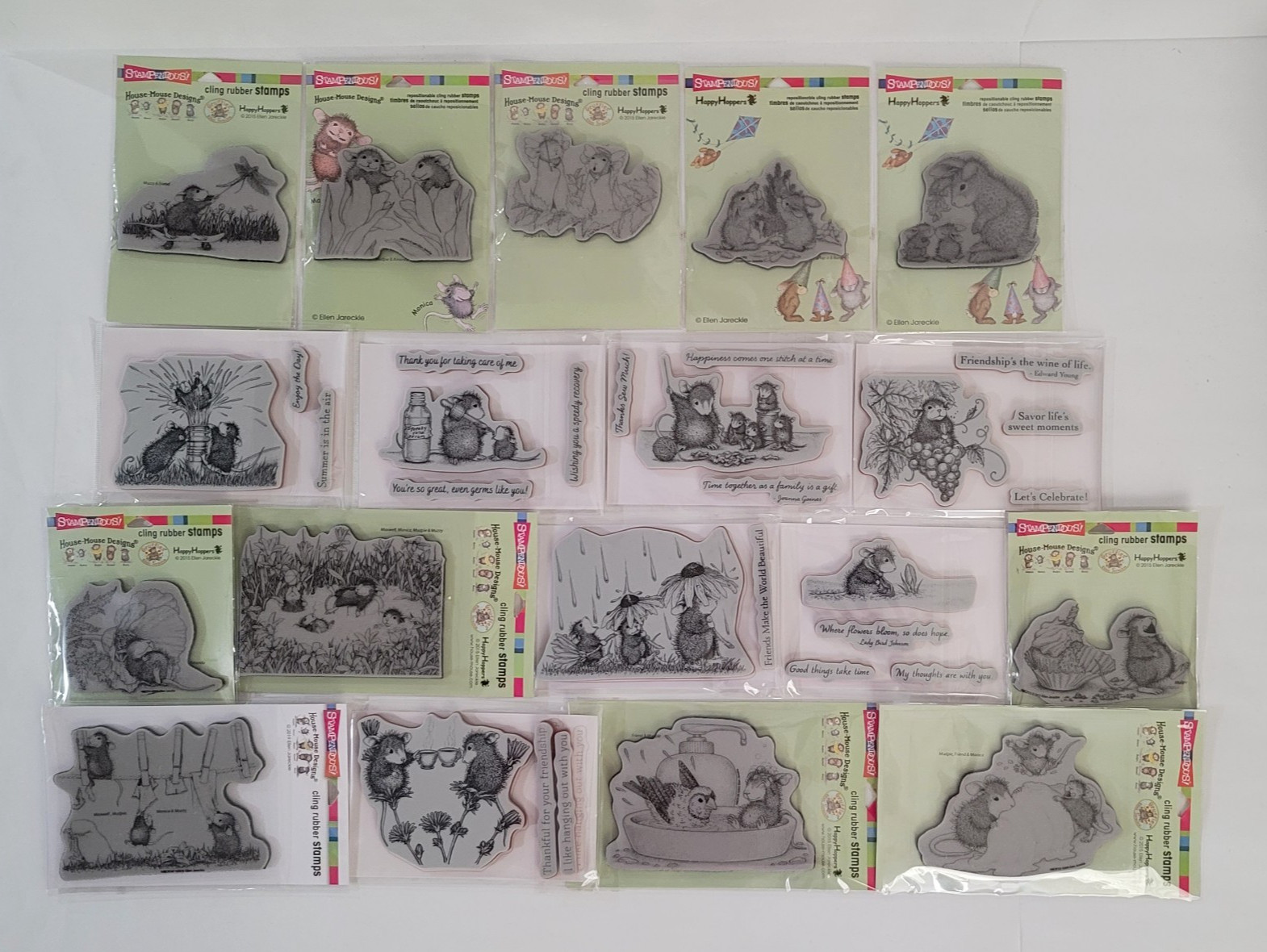 HOUSE MOUSE Rubber CLING STAMP - You Choose - BUY MORE & SAVE BIG ON SHIPPING