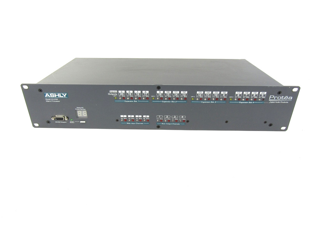 Ashly Protea 24.24M Matrix Processor w/ 4 Expansion Slots