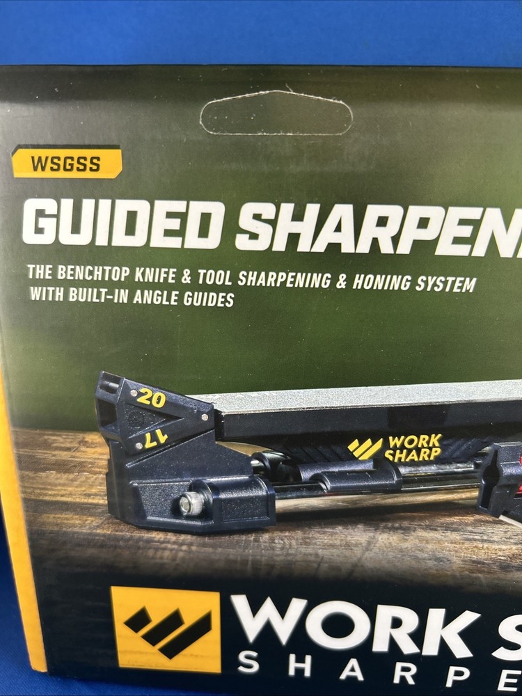 Work Sharp WSGSS Guided Sharpening System Benchtop Honing Kit New