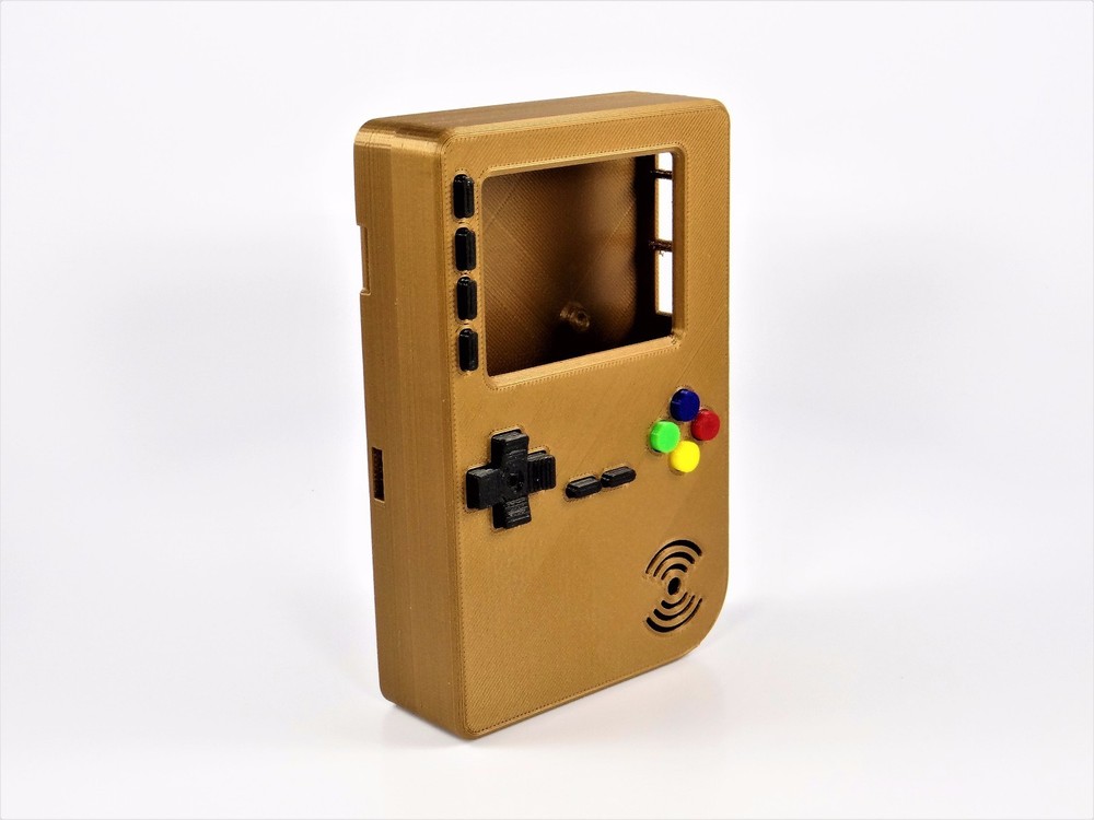 PiGRRL 2 COPPER Game Boy Case with Buttons & Screws for Raspberry Pi 2/3