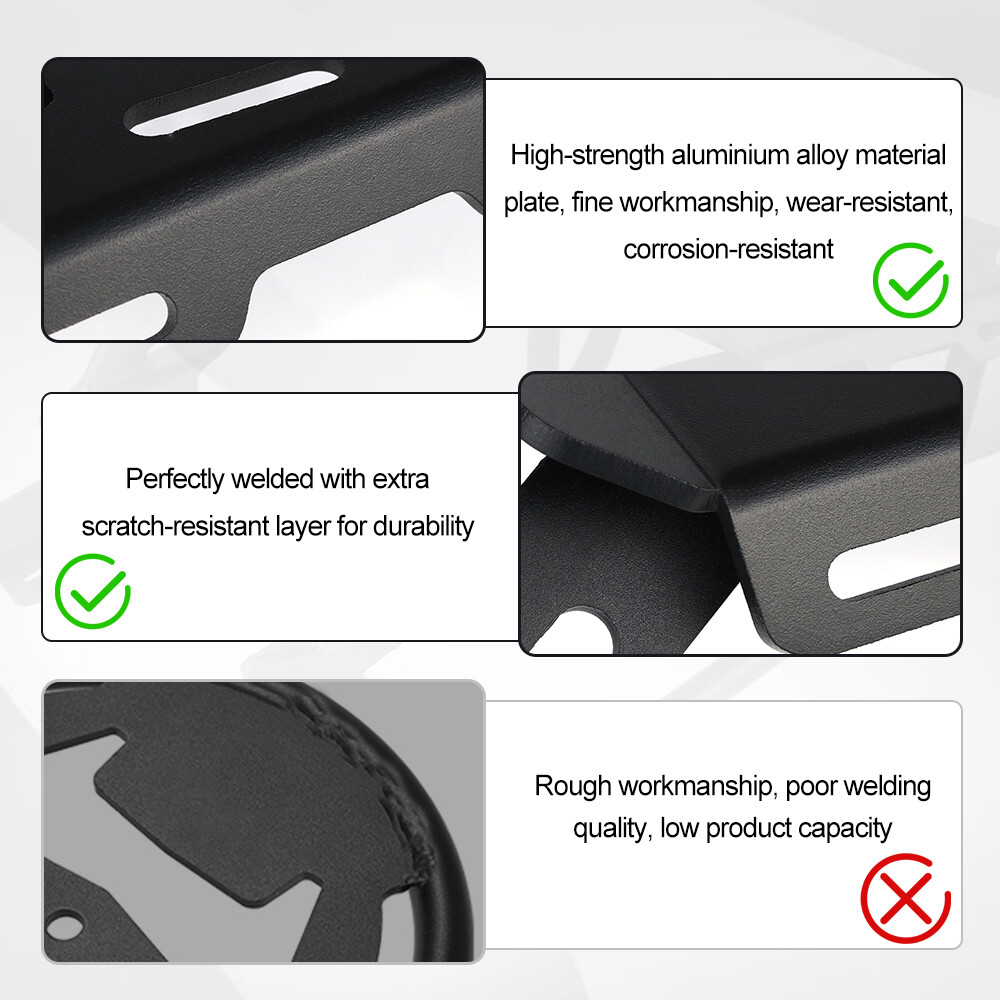 Rear Luggage Rack & Crash Bar Guard Fit For Yamaha Tenere 700 XTZ690 2019-2024