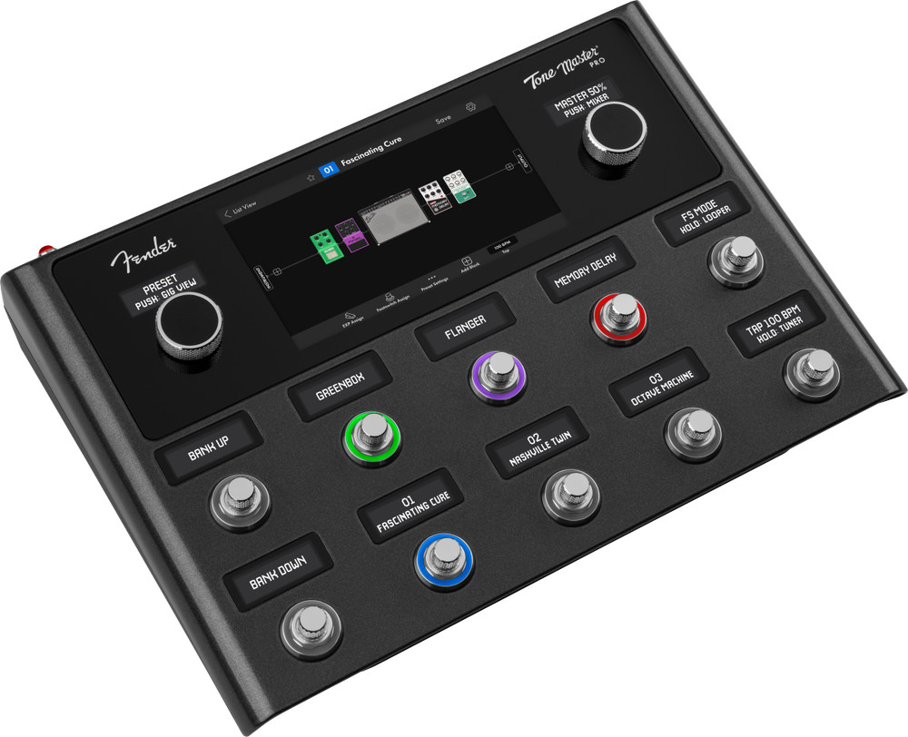 Fender Tone Master Pro Multi-Effects Guitar Workstation, 100+ Amps, 6000+ IR
