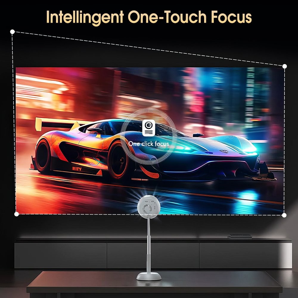 Mini Projector 1080P 4K 5G WiFi Android Smart Projection Short Throw Projector